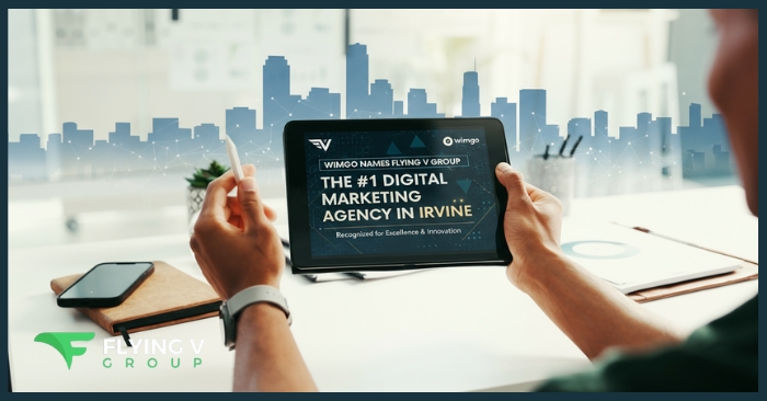 Wimgo Names Flying V Group the #1 Digital Marketing Agency in Irvine