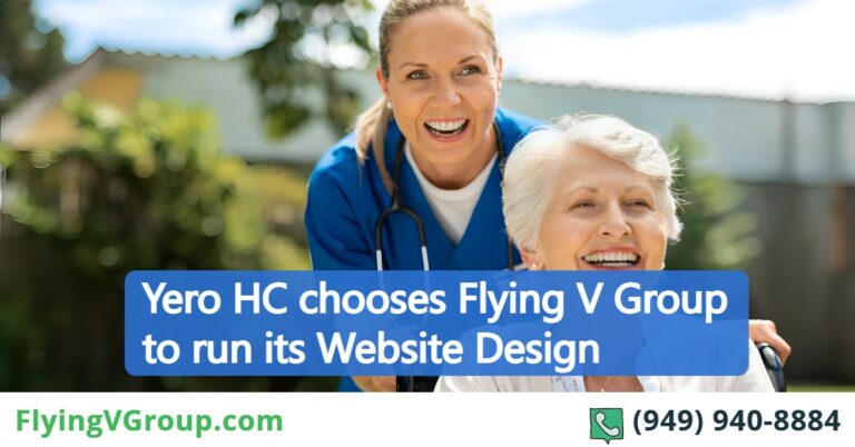 Yero HC chooses Flying V Group to run its Website Design