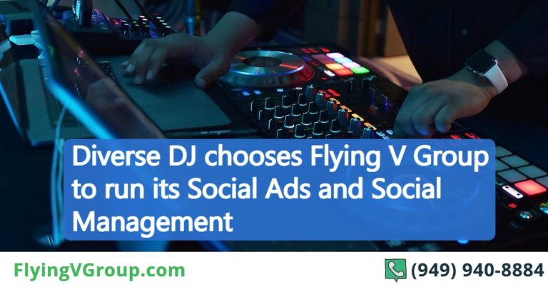 Diverse DJ chooses Flying V Group to run its Social Ads and Social Management