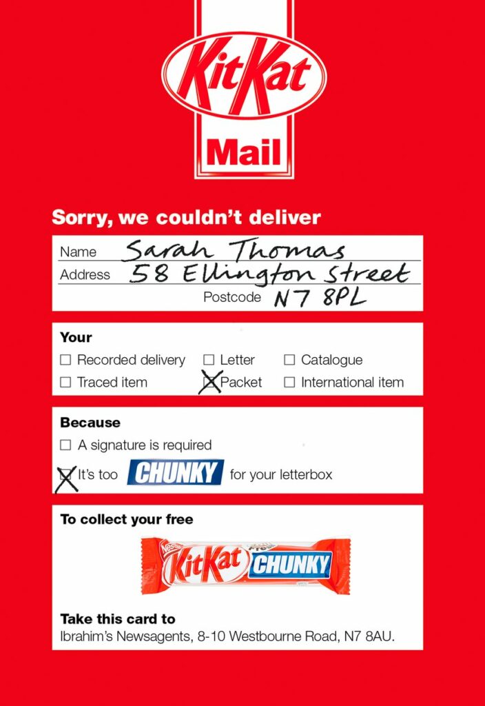 successful-direct-mail-marketing-kitkat-chunky