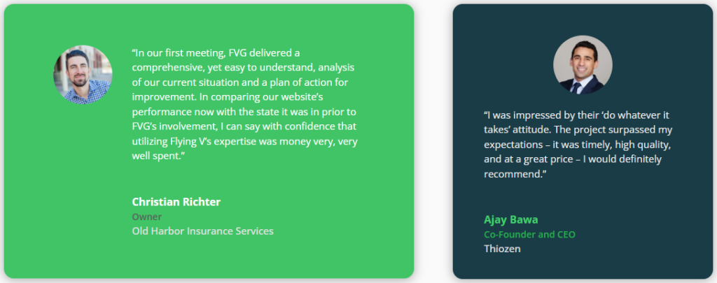 FVG - Testimonial