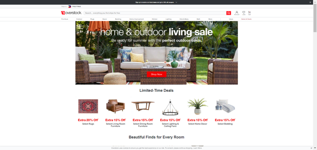 Overstock-website