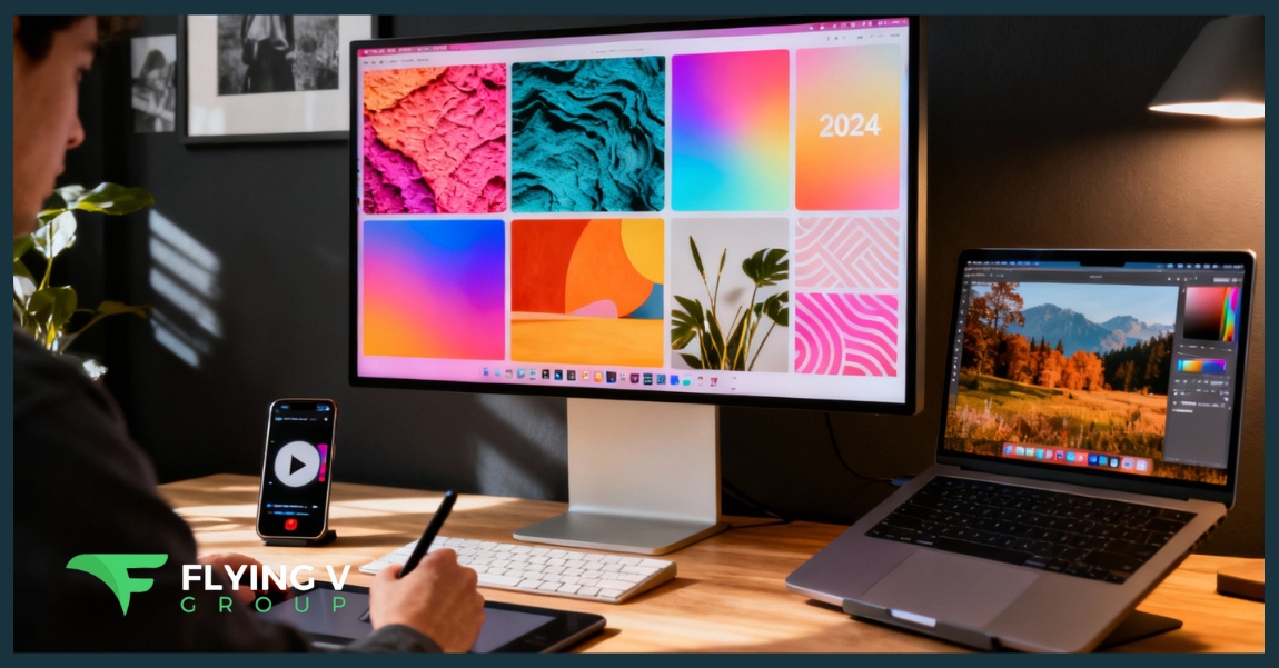 Trending Design Elements for Social Posts in 2024