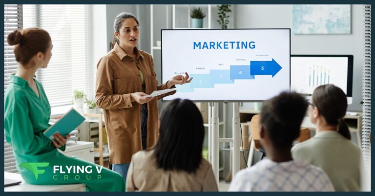 How To Use Content Marketing To Grow Your Business: Sharing Flying V Group Insights