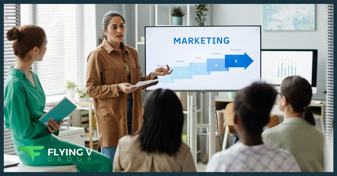 How To Use Content Marketing To Grow Your Business: Sharing Flying V Group Insights