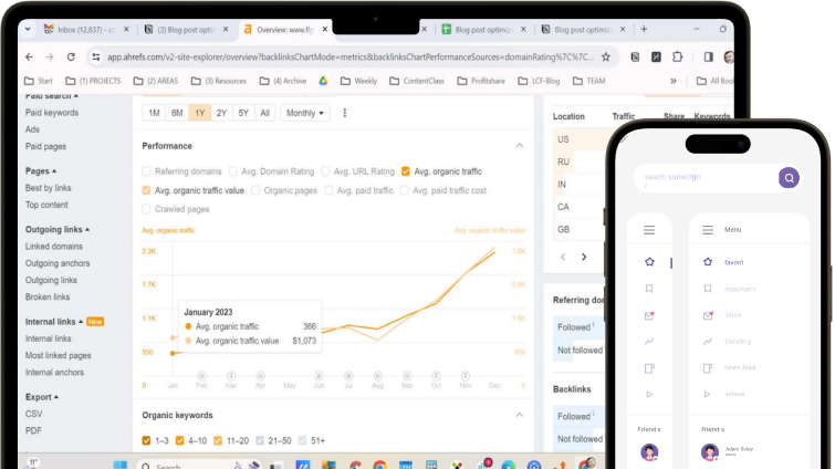 Skyrocketing Organic Traffic