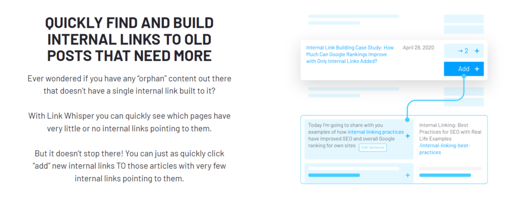 build internal links