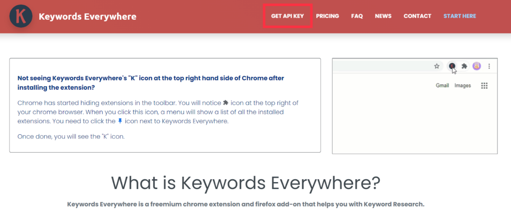 keywords everywhere api key