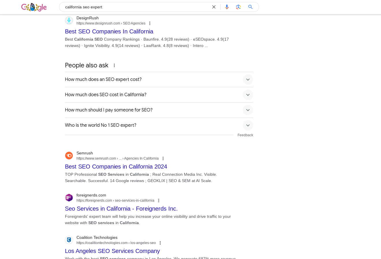 The 12 Best SEO California SEO Experts of 2024