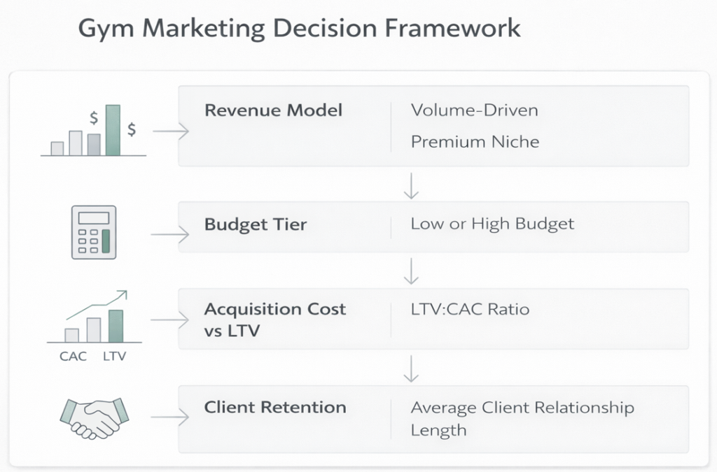 Gym Marketing Decision Framework