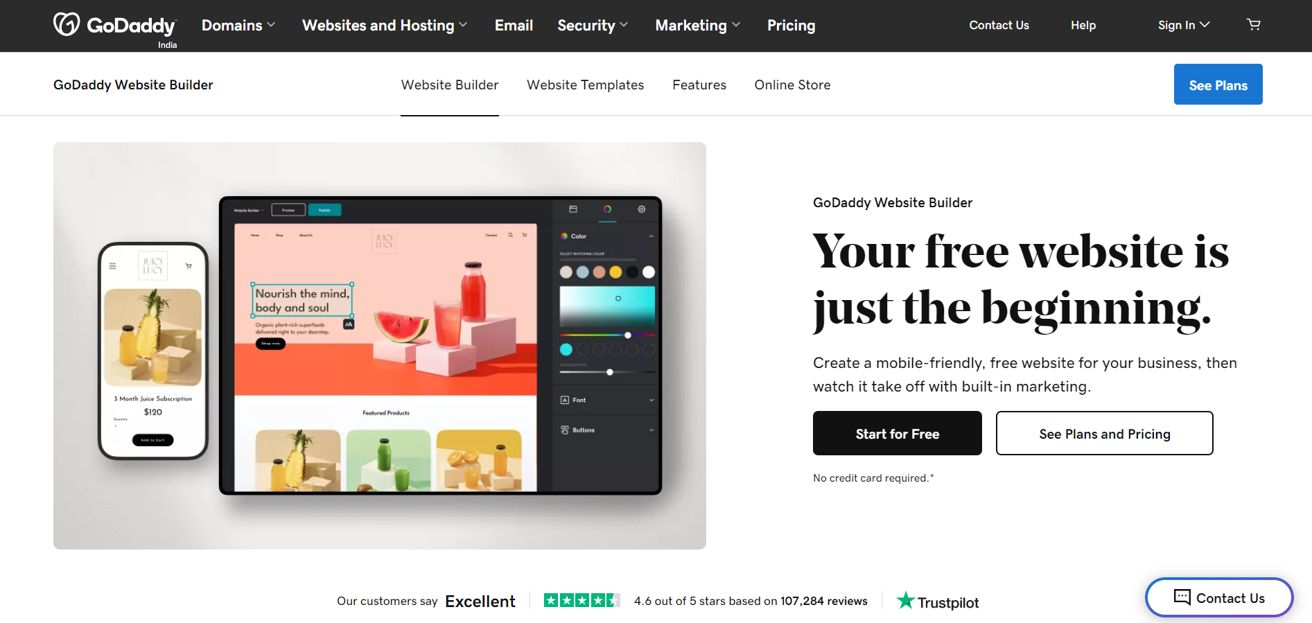 GoDaddy Website Design Services