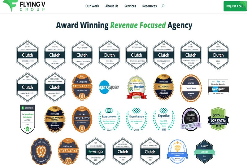 Flying-V-Group-SEO-Digital-Marketing-Agency-Awards
