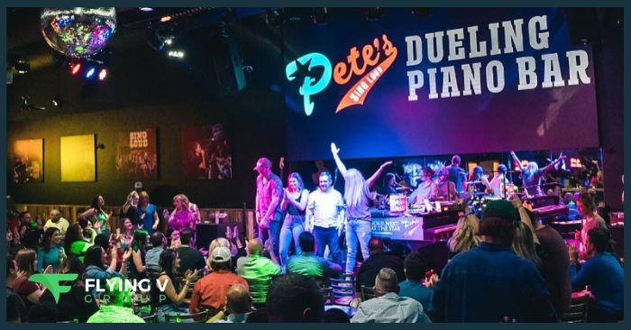 Flying V Group Partners with Pete’s Dueling Piano Bar to Elevate Local Search Rankings and Online Visibility