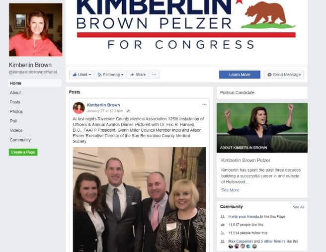 Kimberlin for Congress Social Media