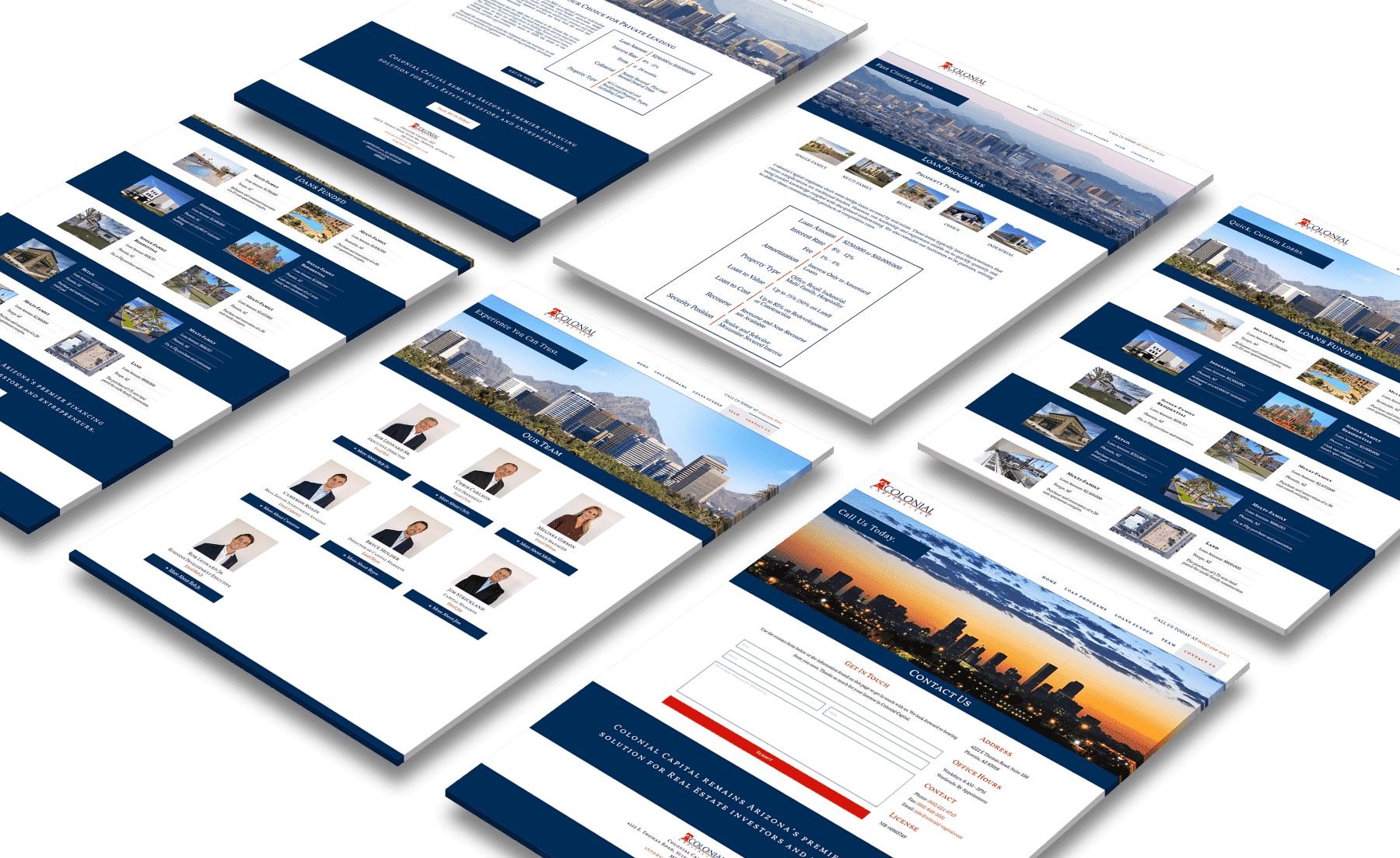 Colonial Capital Website Design