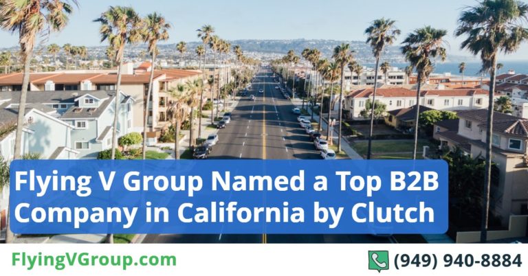 Flying V Group Named a Top B2B Company in California by Clutch