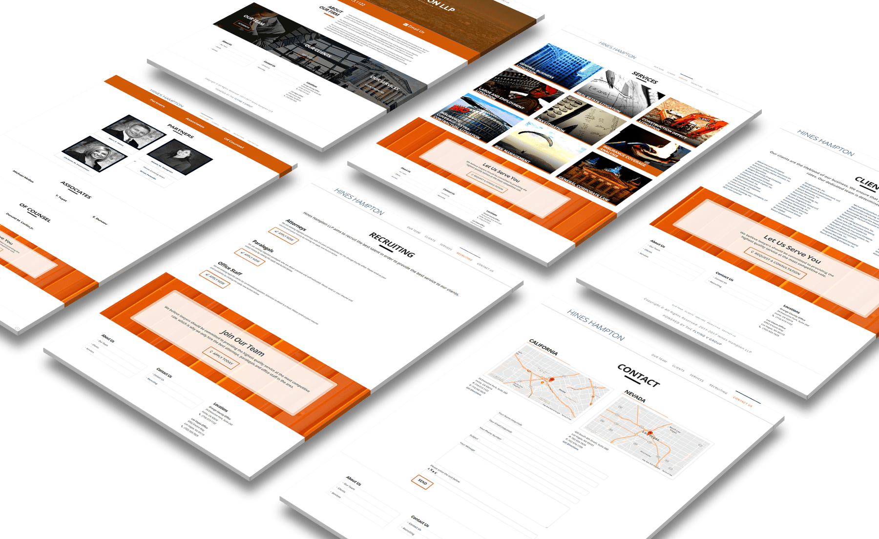 Hines Hampton LLP Website Design