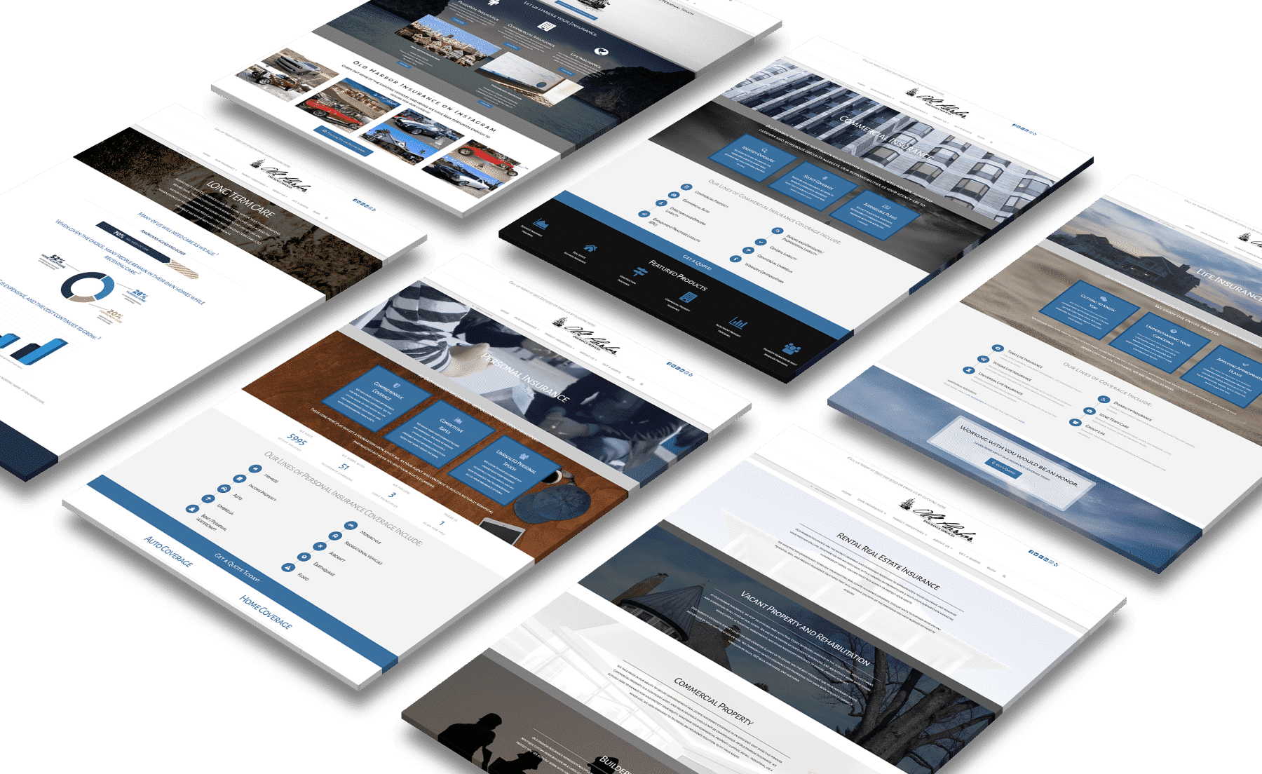 Old Harbor Insurance Services Website Design