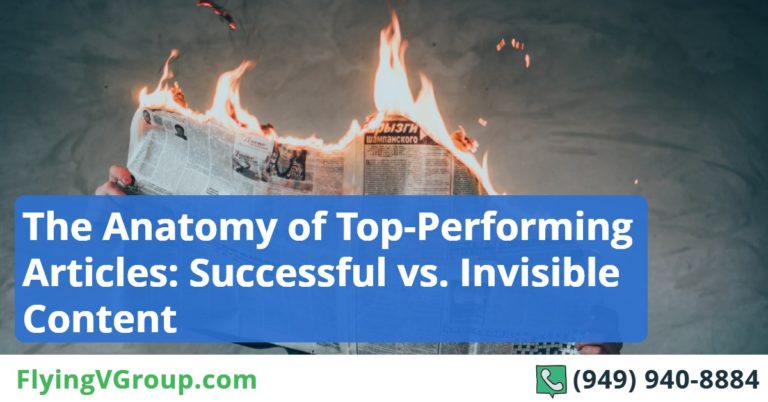 The Anatomy of Top-Performing Articles: Successful vs. Invisible Content