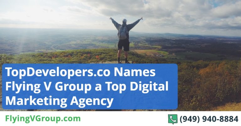 TopDevelopers.co Names Flying V Group a Top Digital Marketing Agency