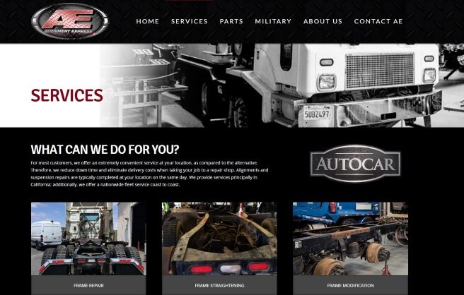 Alignment Express Website Development