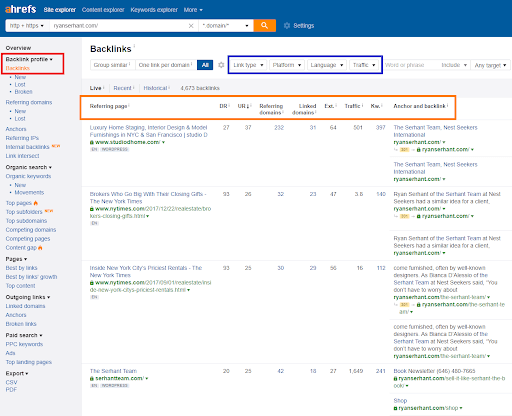 ahrefs backlinks review
