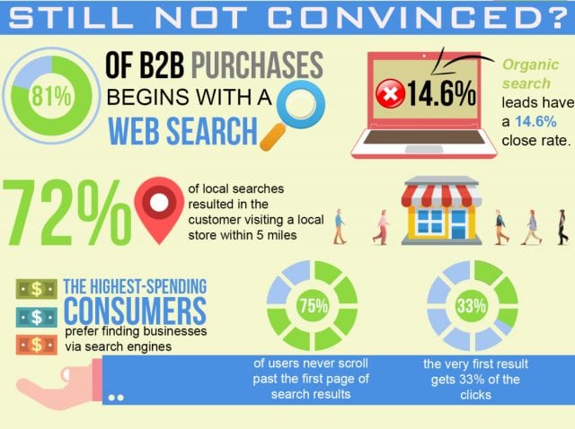 important seo statistics infographic